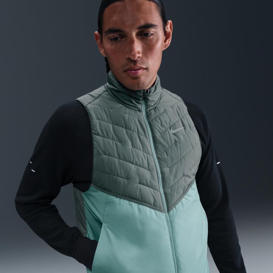 Nike Therma-FIT Repel hardloopbodywarmer met synthetische vulling voor heren Grijs
