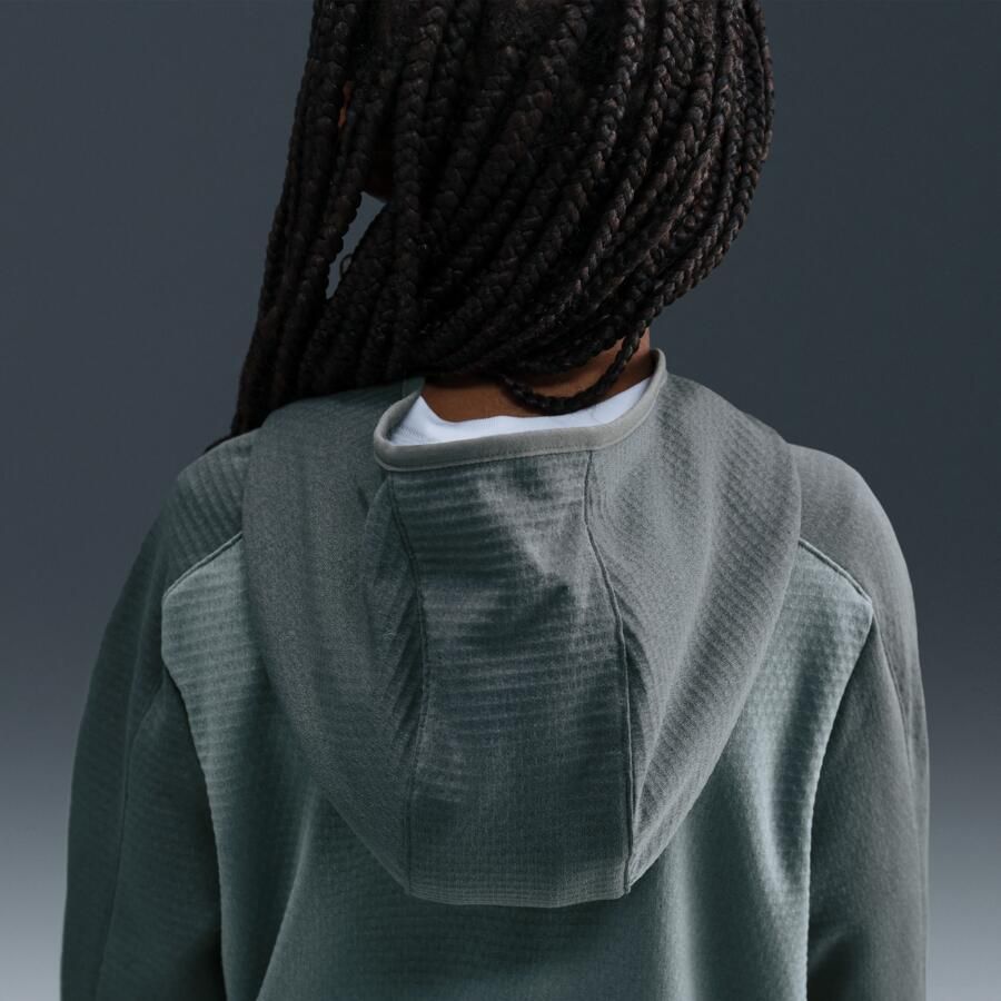 Nike Therma-FIT top met korte rits voor kids Grijs - Foto 3