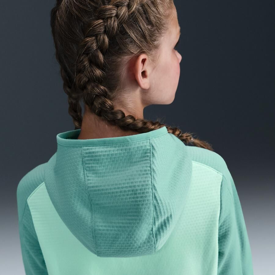 Nike Therma-FIT top met korte rits voor kids Groen - Foto 3