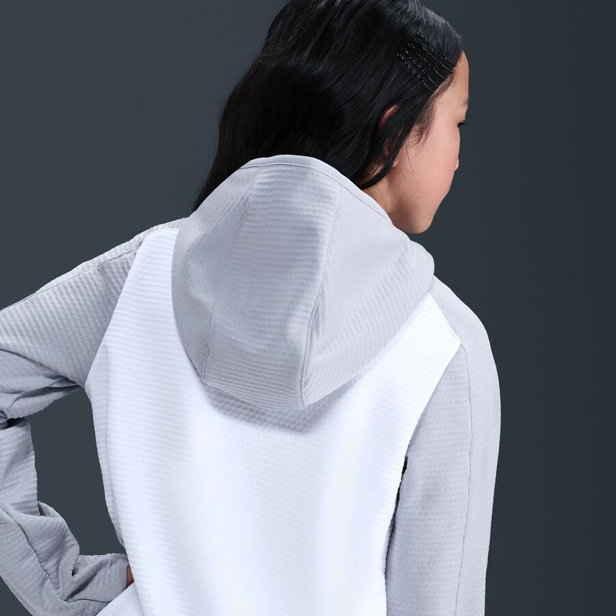 Nike Therma-FIT top met korte rits voor kids Wit - Foto 3