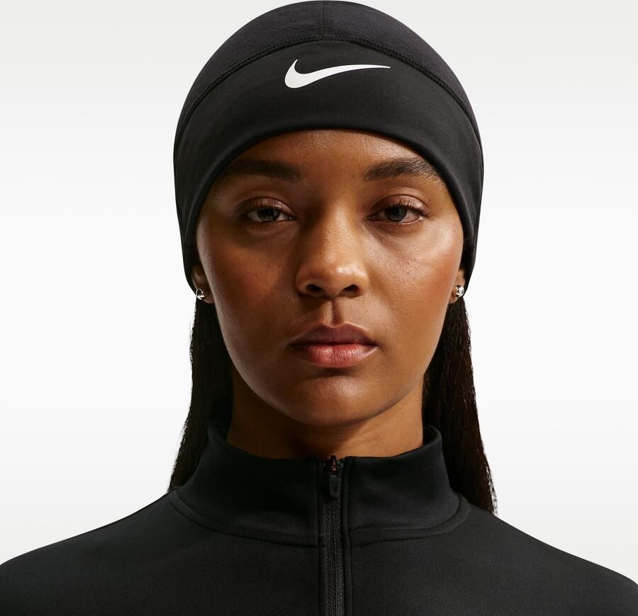 Nike Therma-FIT trainingsbeanie van fleece Zwart - Foto 4