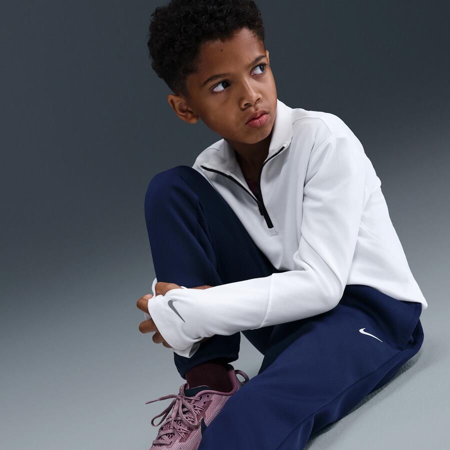 Nike Therma-FIT winterse trainingsbroek voor kids Blauw - Foto 3