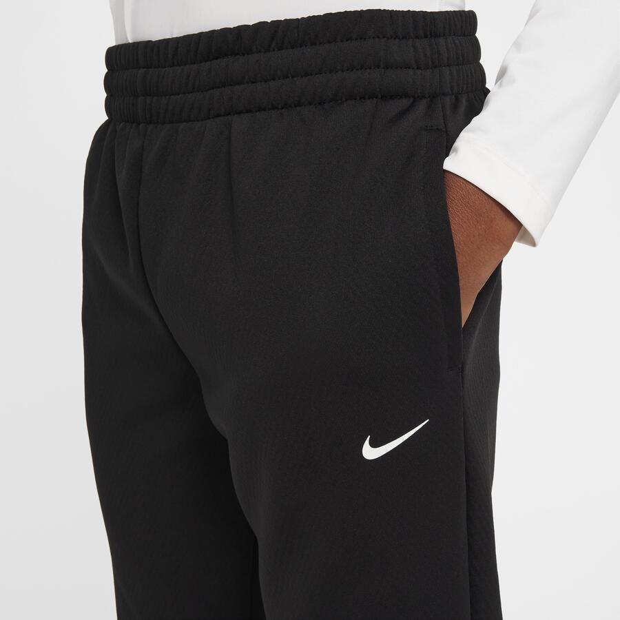 Nike Therma-FIT winterse trainingsbroek voor kids Zwart