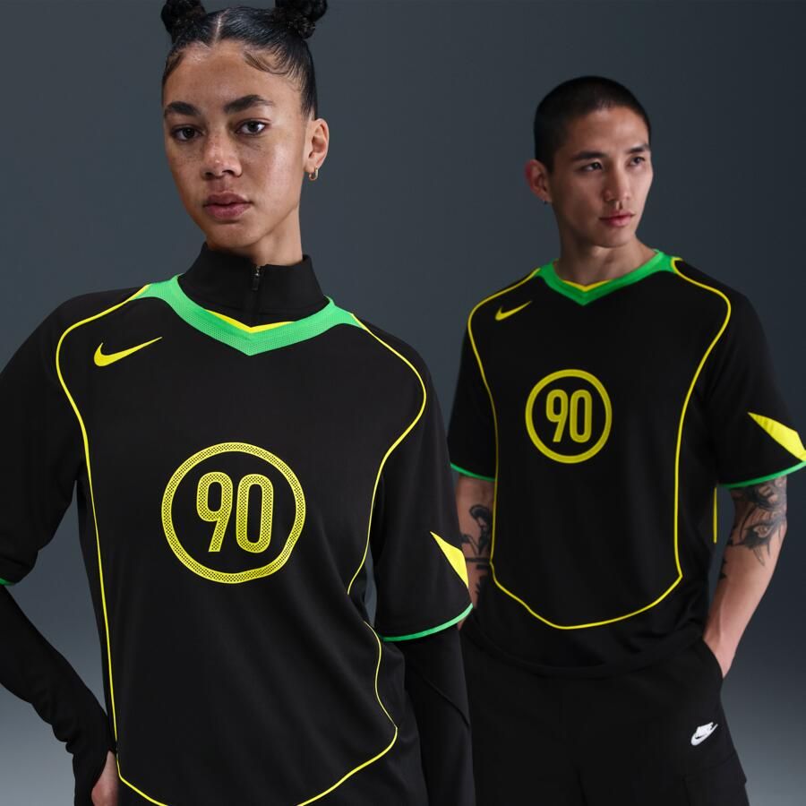 Nike Total 90 Dri-FIT voetbalshirt voor heren Zwart - Foto 4