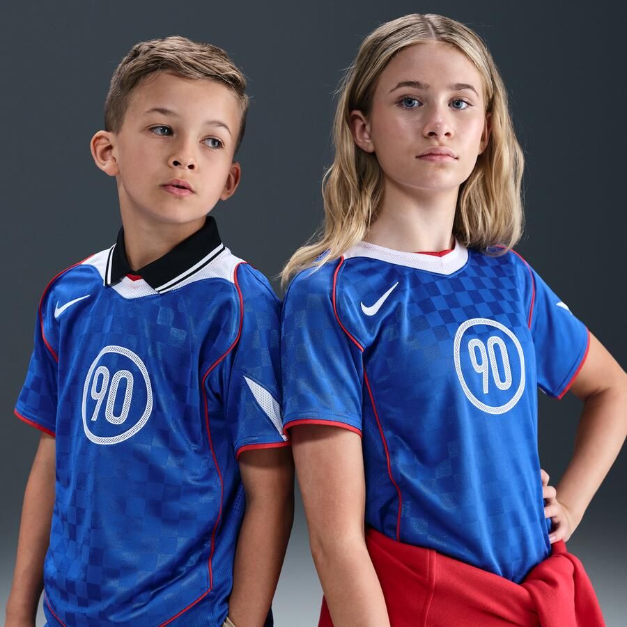 Nike Total 90 Dri-FIT voetbalshirt voor kids Blauw - Foto 4