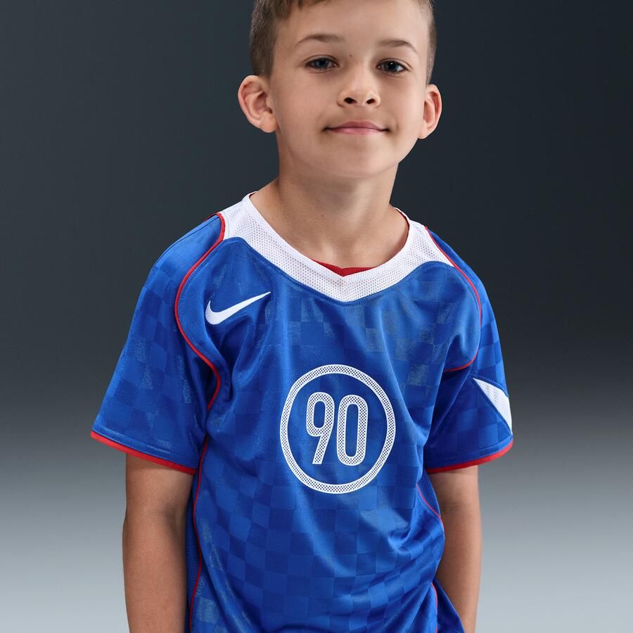 Nike Total 90 Dri-FIT voetbalshirt voor kids Blauw - Foto 2