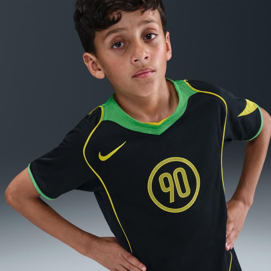 Nike Total 90 Dri-FIT voetbalshirt voor kids Zwart - Foto 4
