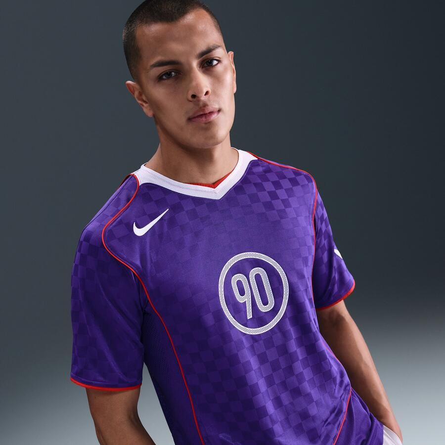 Nike Total 90 Dri-FIT voetbaltop met korte mouwen voor heren Paars - Foto 4