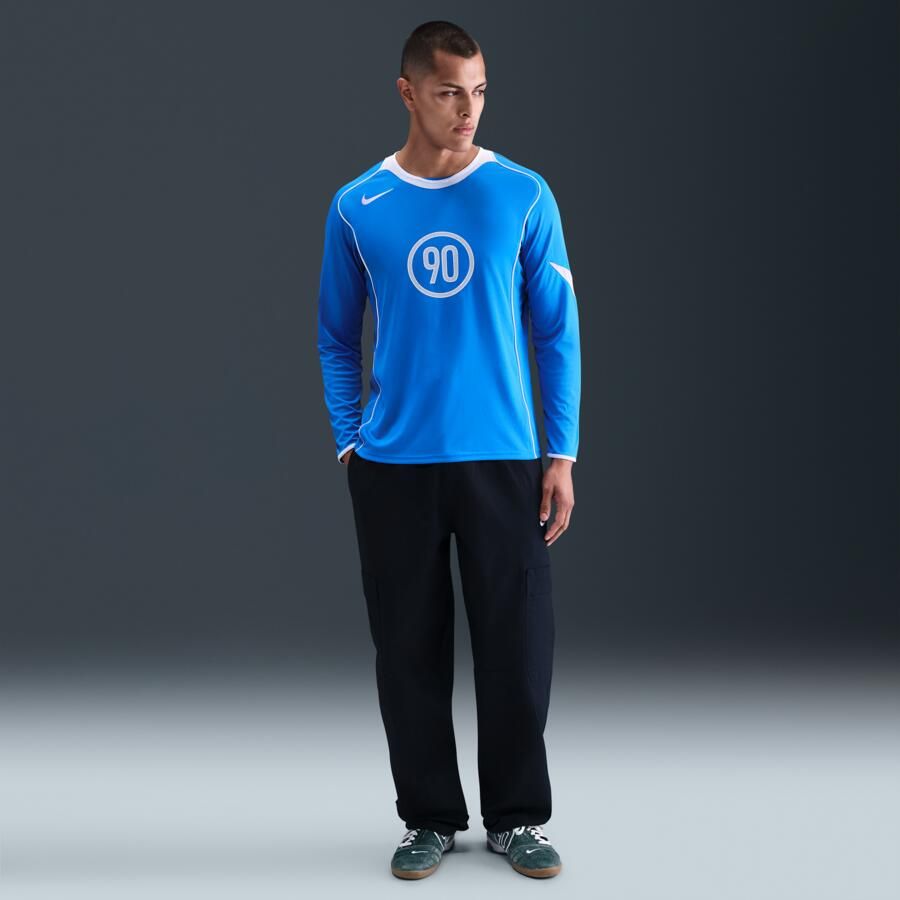 Nike Total 90 Dri-FIT voetbaltop met lange mouwen voor heren Blauw - Foto 3