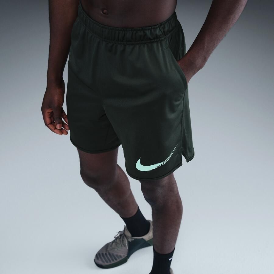 Nike Totality Dri-FIT multifunctionele herenshorts zonder binnenbroek (18 cm) Groen