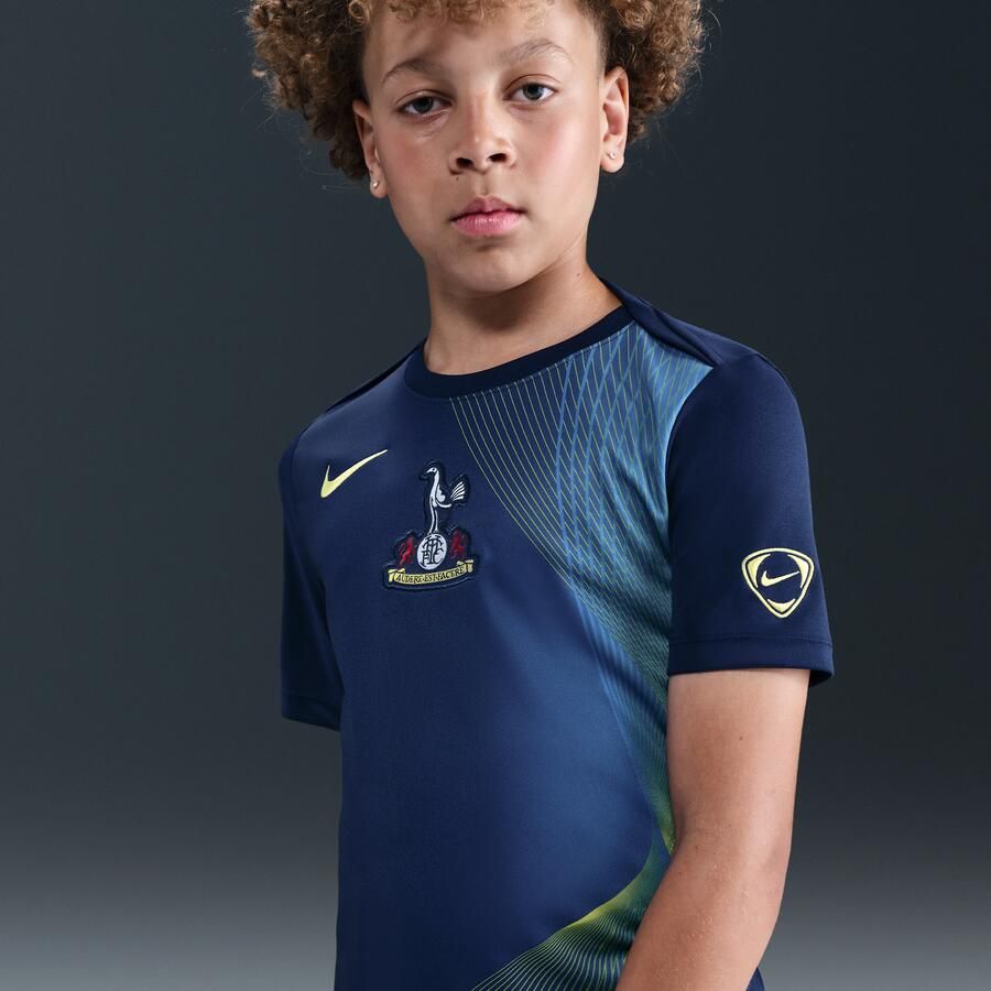 Nike Tottenham Hotspur Academy Pro Derde Total 90 Dri-FIT warming-uptop voor kids Blauw - Foto 4