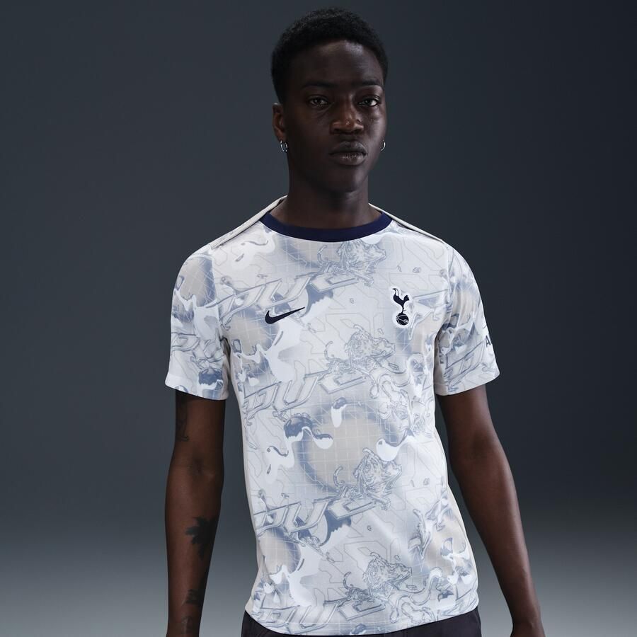Nike Tottenham Hotspur Academy Pro Thuis Dri-FIT warming-up voetbalshirt met korte mouwen voor heren Wit - Foto 4