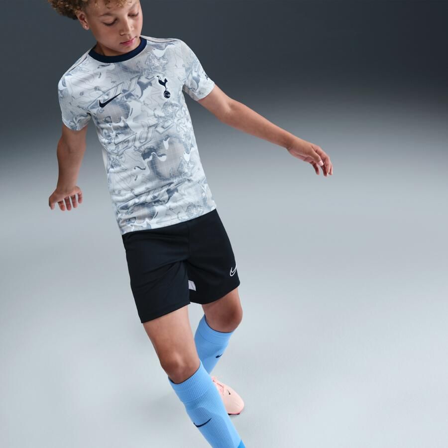 Nike Tottenham Hotspur Academy Pro Thuis Dri-FIT warming-uptop met korte mouwen voor kids Wit - Foto 2