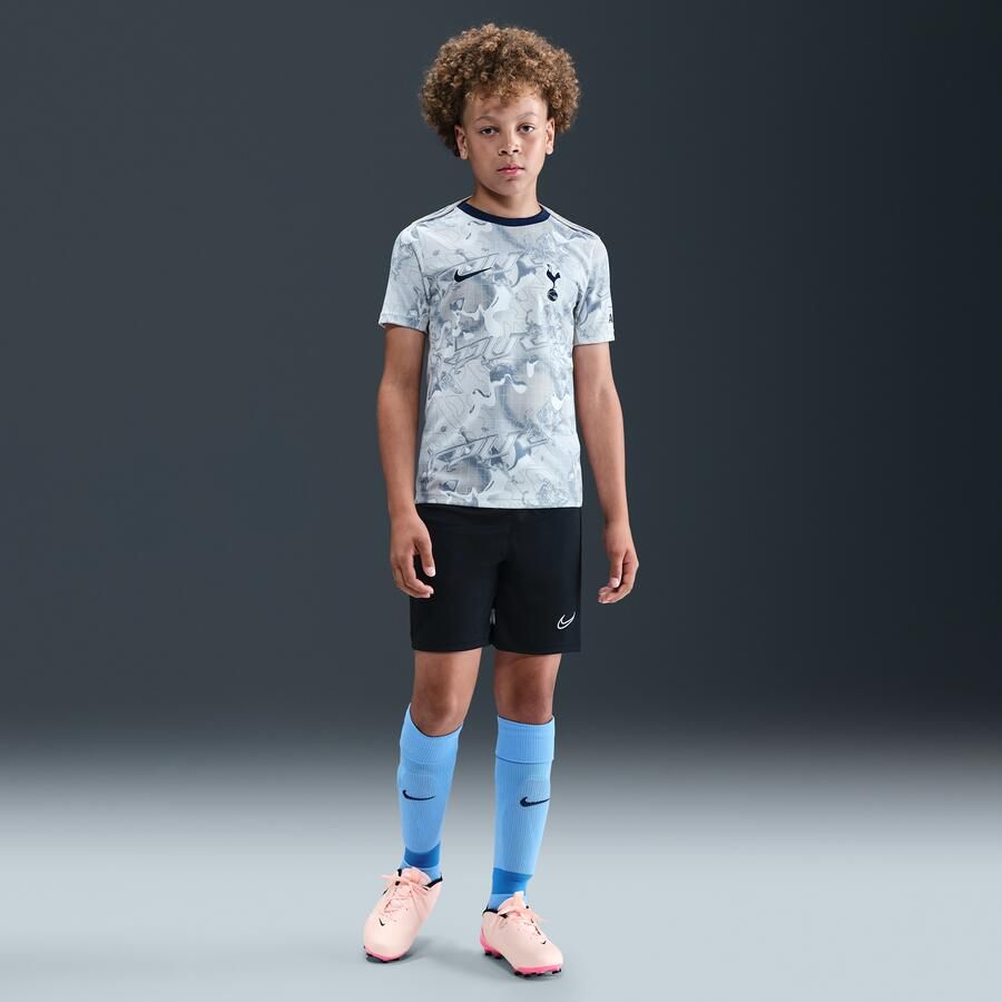 Nike Tottenham Hotspur Academy Pro Thuis Dri-FIT warming-uptop met korte mouwen voor kids Wit - Foto 3