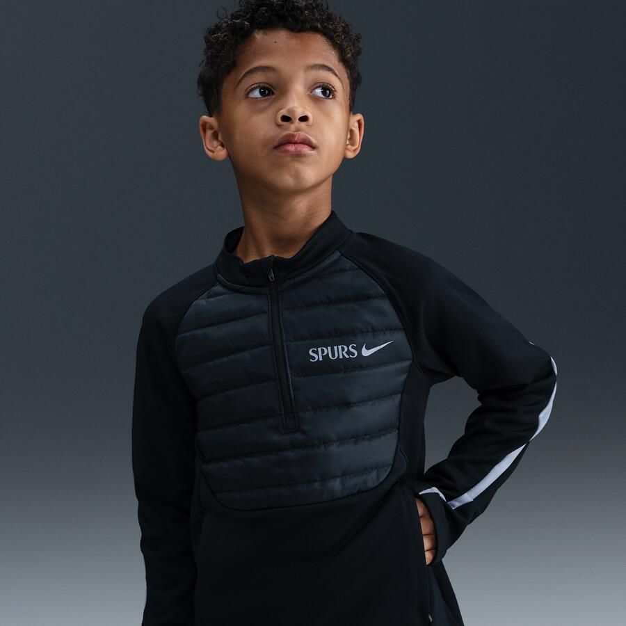 Nike Tottenham Hotspur Academy Winter Warrior Therma-FIT voetbaltrainingstop voor kids Zwart - Foto 4