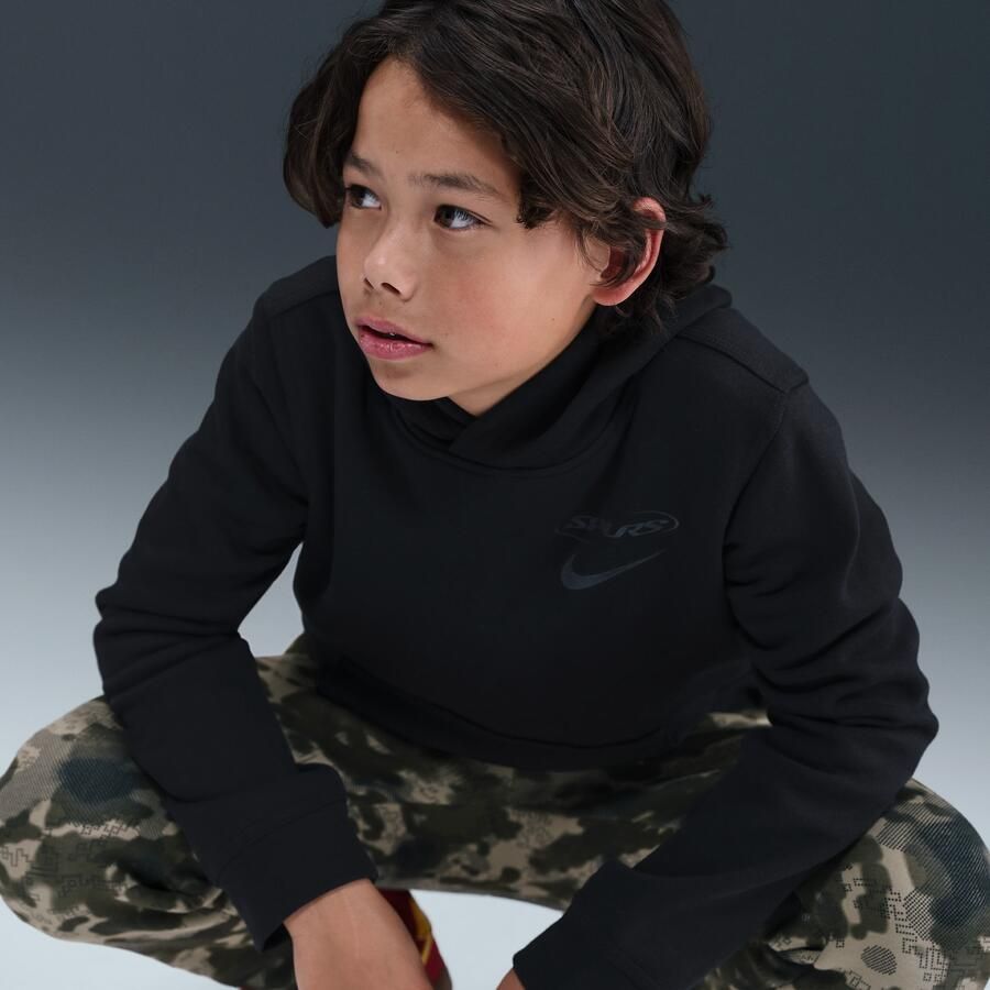 Nike Tottenham Hotspur Club voetbalhoodie voor jongens Zwart - Foto 2