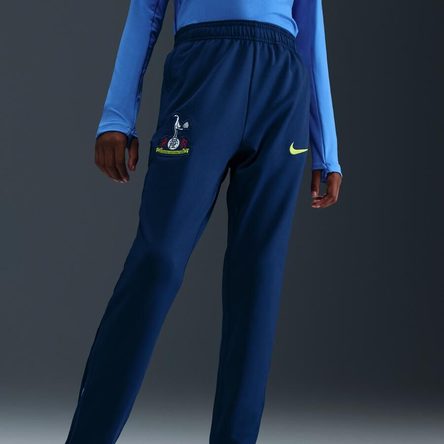 Nike Tottenham Hotspur Strike Derde Total 90 knit voetbalbroek met Dri-FIT voor kids Blauw
