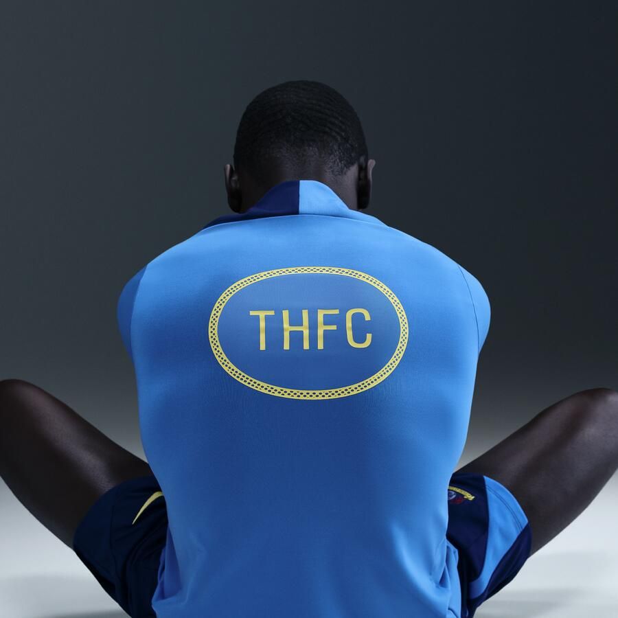 Nike Tottenham Hotspur Strike Derde Total 90 knit voetbaltrainingstop met Dri-FIT voor heren Blauw