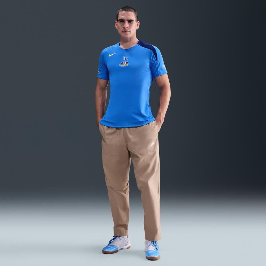 Nike Tottenham Hotspur Strike Derde Total 90 voetbaltop met korte mouwen en Dri-FIT voor heren Blauw - Foto 3