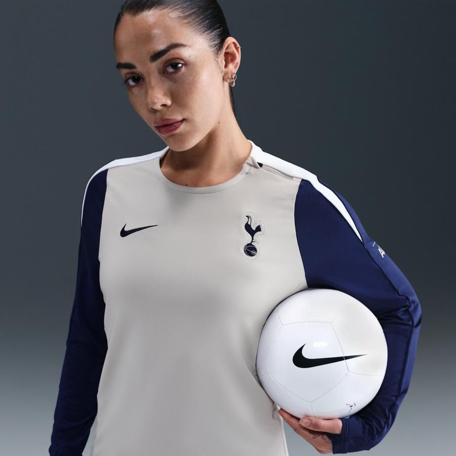 Nike Tottenham Hotspur Strike Dri-FIT knit voetbaltop met ronde hals voor dames Grijs - Foto 4