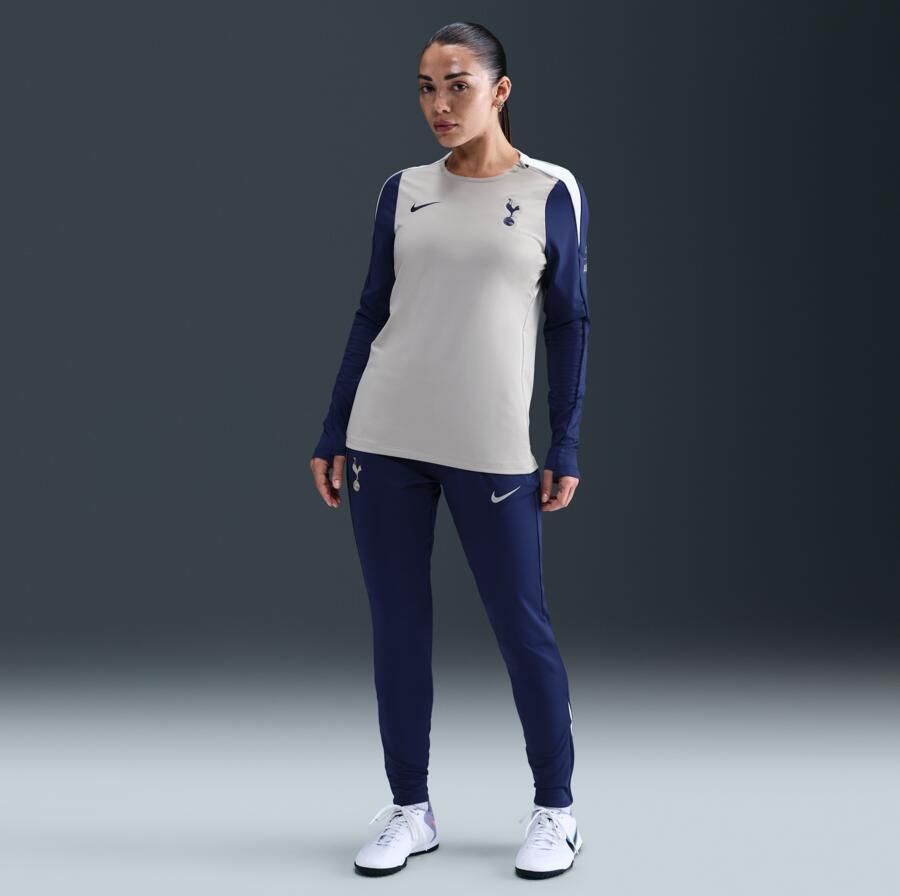 Nike Tottenham Hotspur Strike Dri-FIT knit voetbaltop met ronde hals voor dames Grijs - Foto 3
