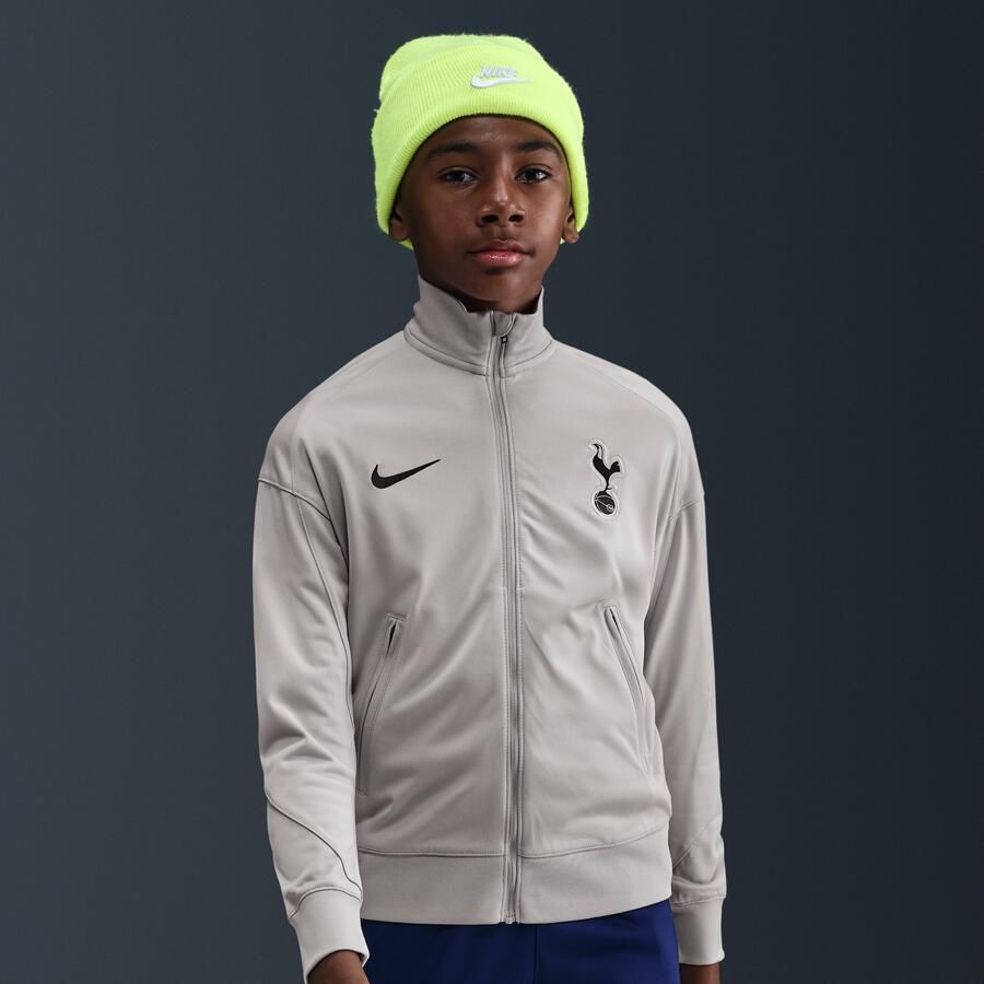 Nike Tottenham Hotspur Strike Dri-FIT knit voetbaltrainingspak voor kids Grijs