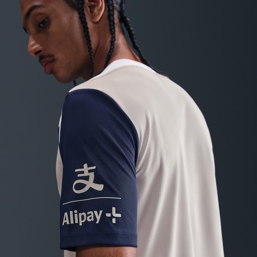 Nike Tottenham Hotspur Strike Dri-FIT voetbaltop met korte mouwen voor heren Grijs