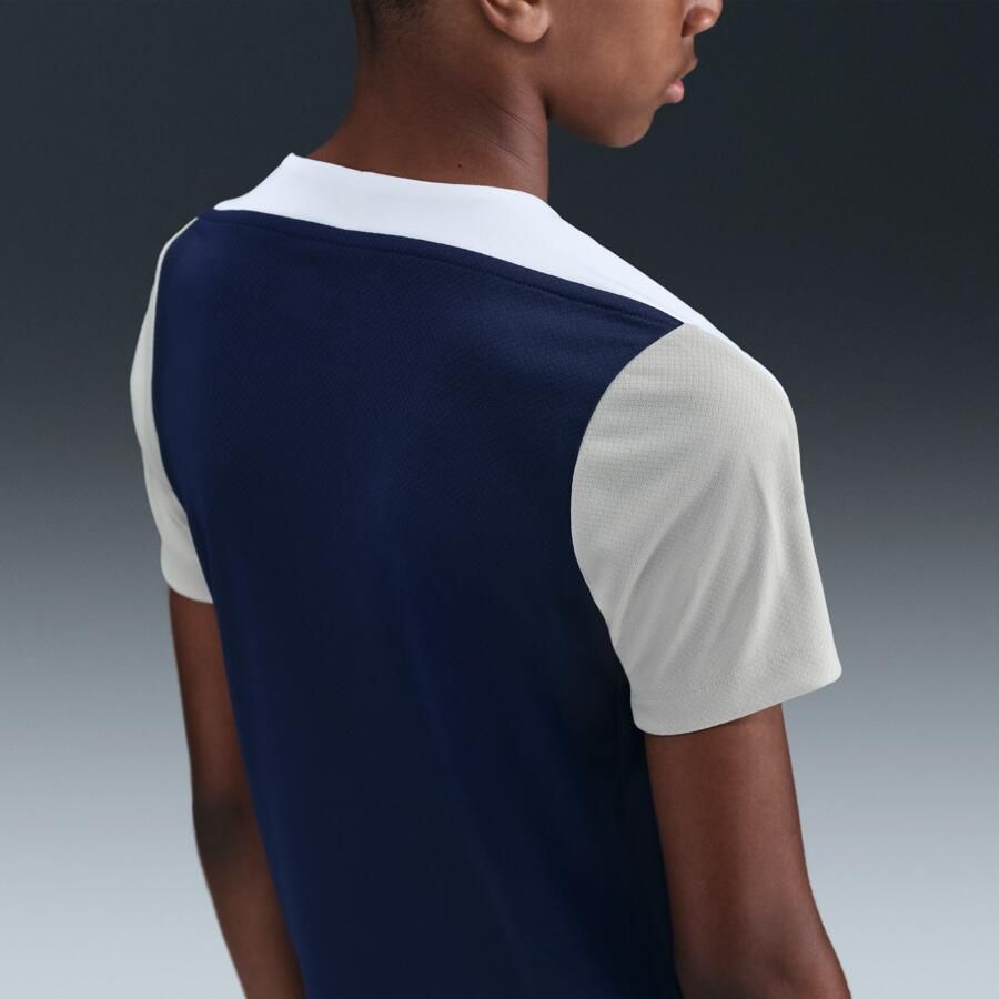Nike Tottenham Hotspur Strike Dri-FIT voetbaltop met korte mouwen voor kids Blauw