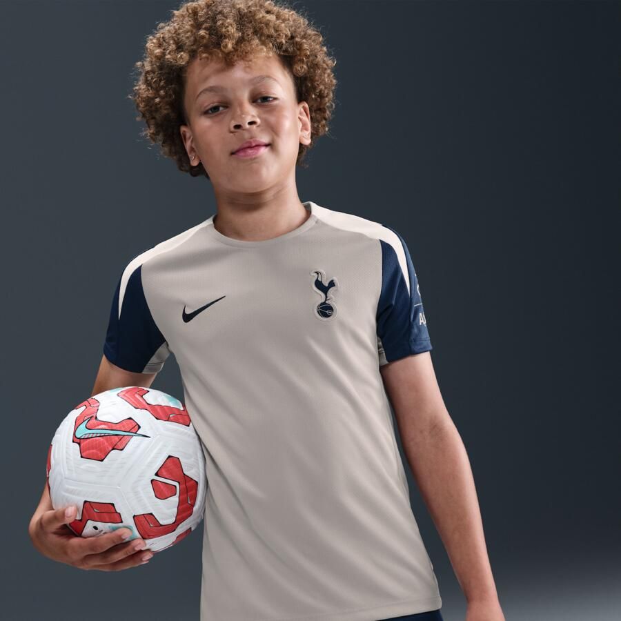 Nike Tottenham Hotspur Strike Dri-FIT voetbaltop met korte mouwen voor kids Grijs - Foto 4