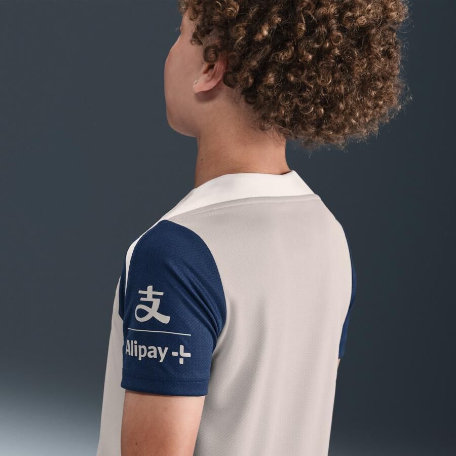 Nike Tottenham Hotspur Strike Dri-FIT voetbaltop met korte mouwen voor kids Grijs