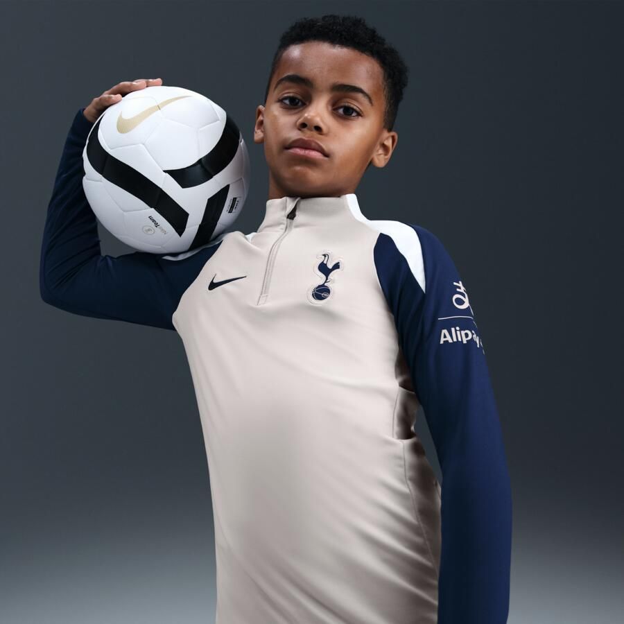 Nike Tottenham Hotspur Strike Dri-FIT voetbaltrainingstop voor kids Grijs - Foto 4