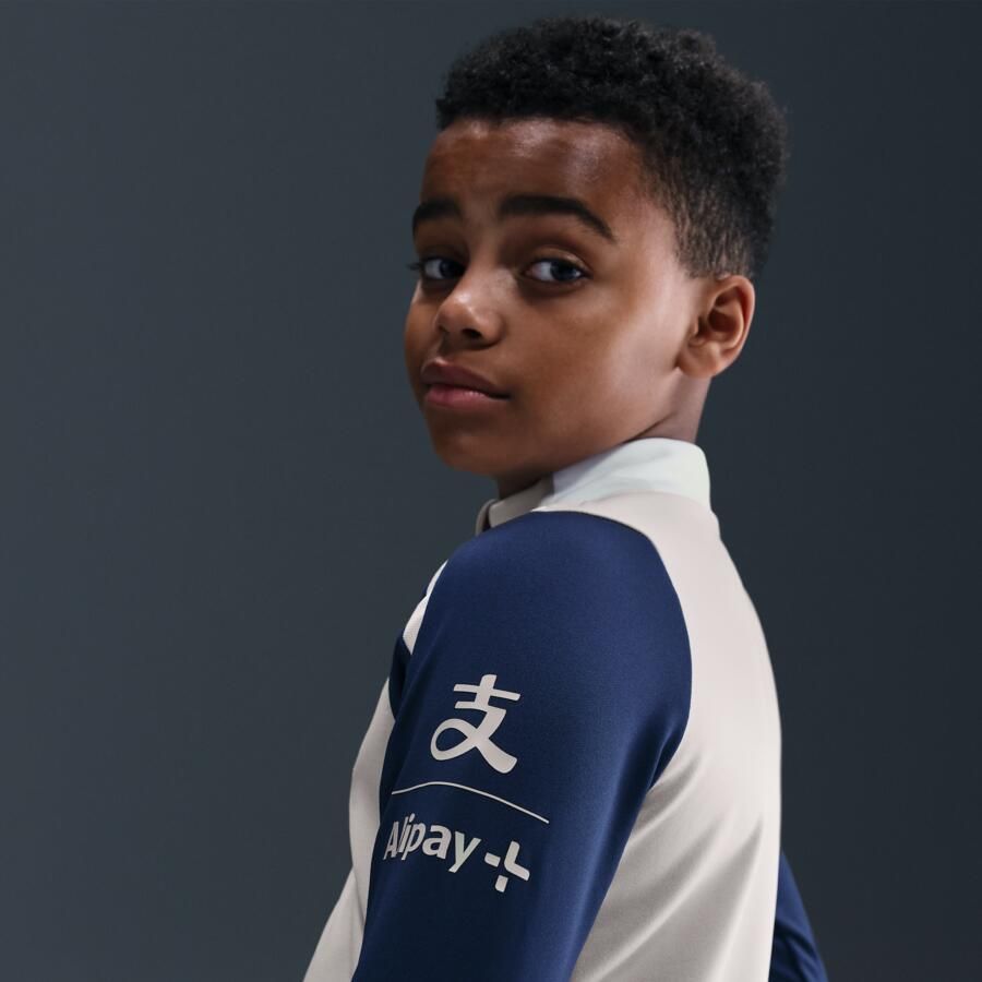 Nike Tottenham Hotspur Strike Dri-FIT voetbaltrainingstop voor kids Grijs