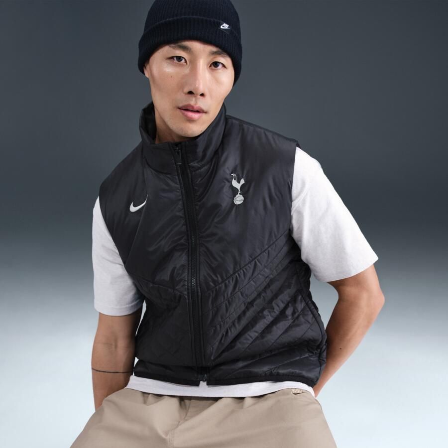 Nike Tottenham Hotspur Windrunner Therma-FIT middelzware gewatteerde voetbalbodywarmer voor heren Zwart - Foto 2