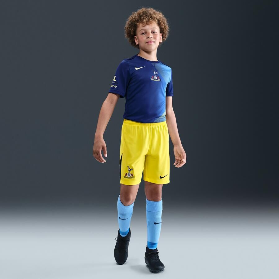 Nike Tottenham Hotspur 2025 26 Stadium Derde Total 90 replicavoetbalshorts met Dri-FIT voor kids Geel - Foto 3