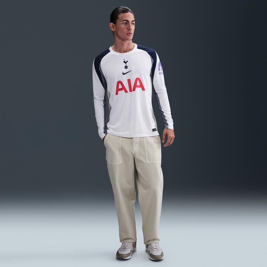 Nike Tottenham Hotspur 2025 26 Stadium Thuis Dri-FIT replicavoetbalshirt met lange mouwen voor heren Wit - Foto 3