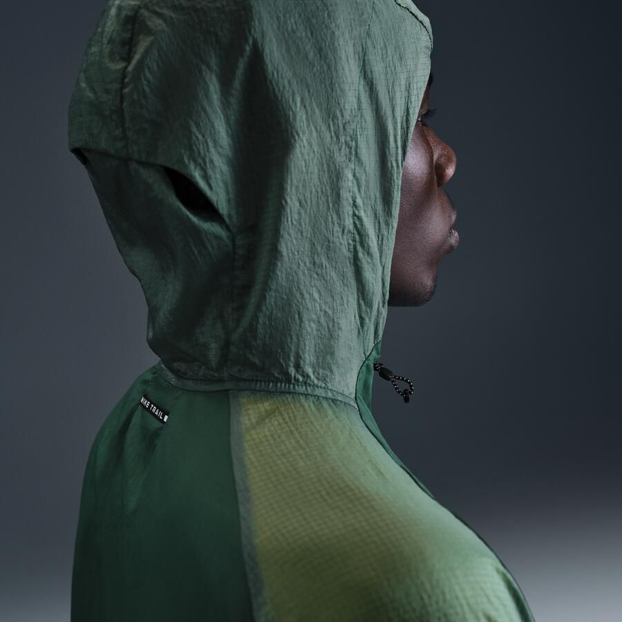 Nike Trail Aireez hardloopjack voor heren Groen