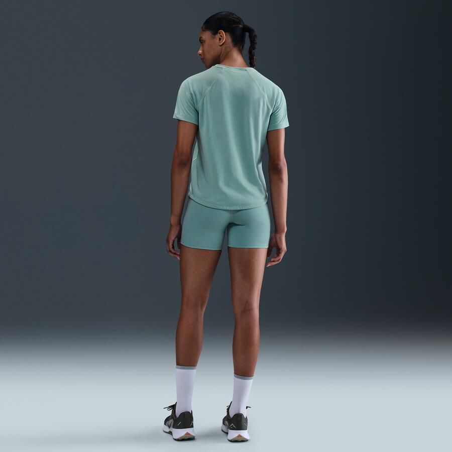 Nike Trail Dri-FIT aansluitende hardloopshorts met hoge taille voor dames (10 cm) Groen - Foto 3