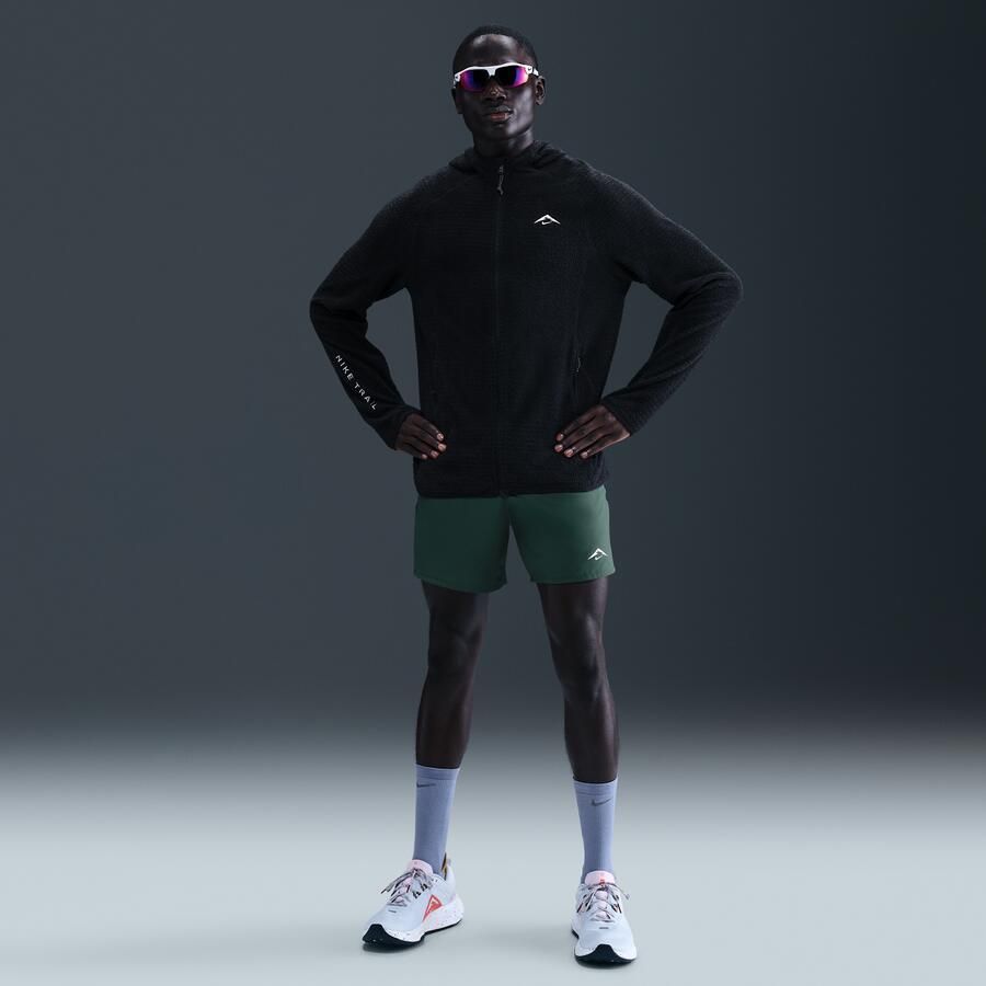 Nike Trail Dri-FIT hardloopjack van fleece voor heren Zwart - Foto 3