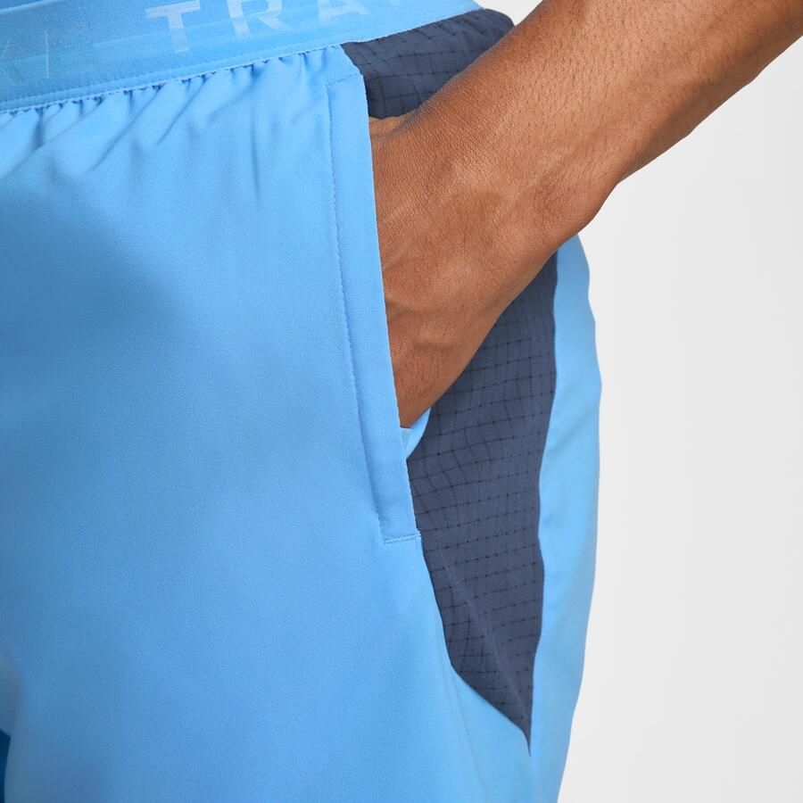 Nike Trail Dri-FIT hardloopshorts met binnenbroek voor heren (15 cm) Blauw - Foto 2