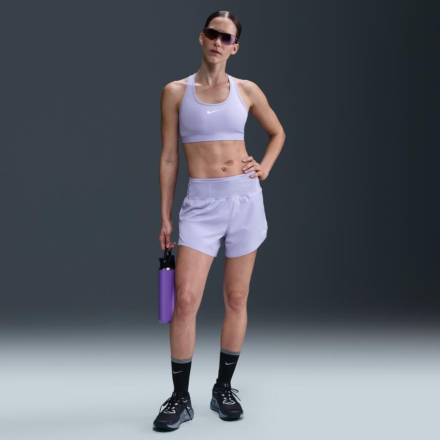 Nike Trail Dri-FIT hardloopshorts met binnenbroekje voor dames Paars - Foto 4