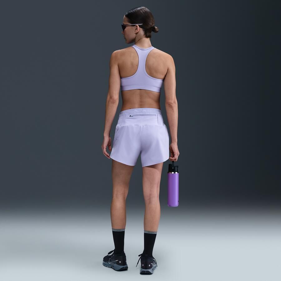 Nike Trail Dri-FIT hardloopshorts met binnenbroekje voor dames Paars - Foto 3