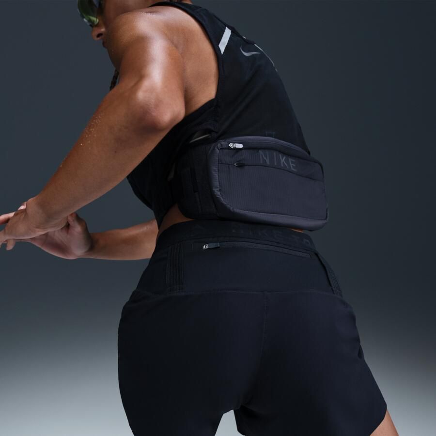 Nike Trail Dri-FIT hardloopshorts met binnenbroekje voor dames Zwart - Foto 2