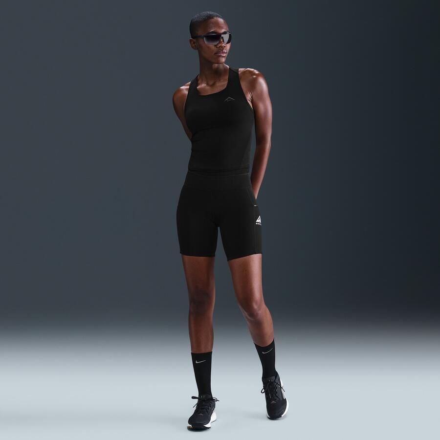 Nike Trail Dri-FIT hardlooptanktop voor dames Zwart - Foto 3