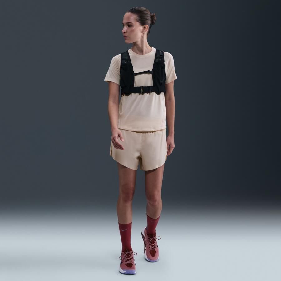 Nike Trail Dri-FIT hardlooptop met korte mouwen voor dames Wit - Foto 3