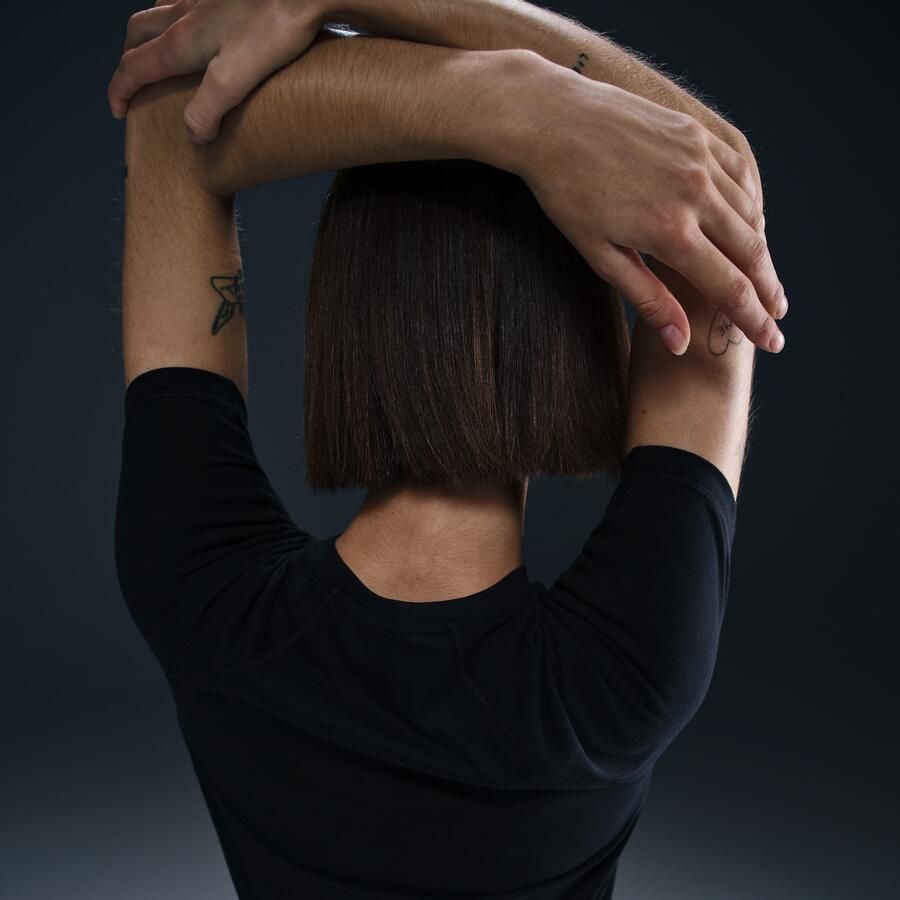 Nike Trail Dri-FIT hardlooptop met korte mouwen voor dames Zwart - Foto 4