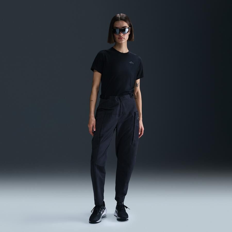 Nike Trail Dri-FIT hardlooptop met korte mouwen voor dames Zwart - Foto 2