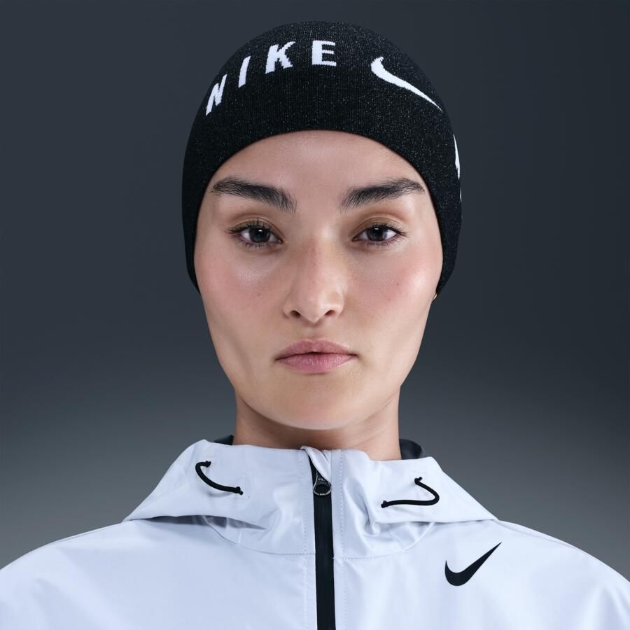 Nike Trail Dri-FIT knit hardloophoofdband Zwart - Foto 2