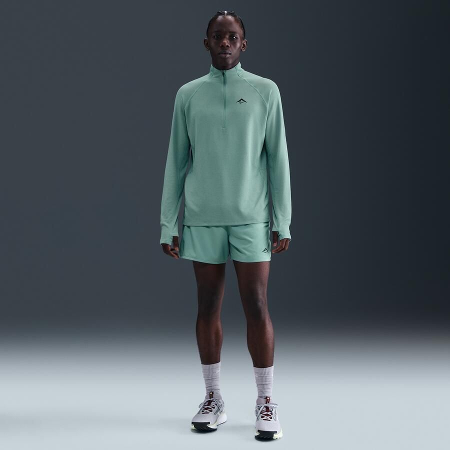 Nike Trail Dri-FIT tussenlaag met halflange rits voor heren Groen - Foto 4