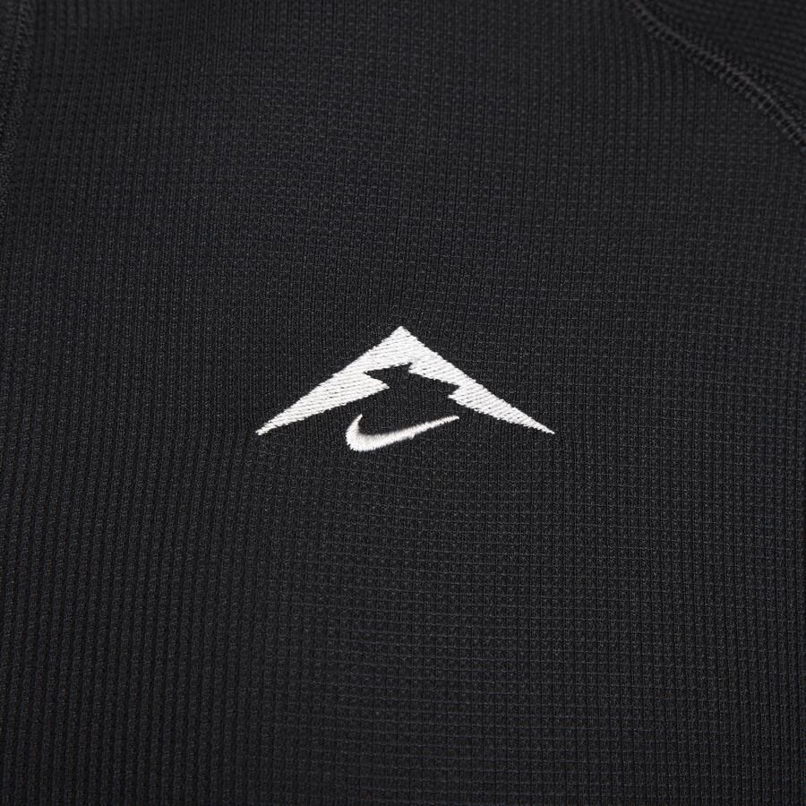 Nike Trail Dri-FIT tussenlaag met halflange rits voor heren Zwart - Foto 2