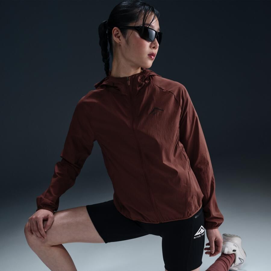 Nike Trail Repel hardloopjack voor dames Bruin - Foto 2